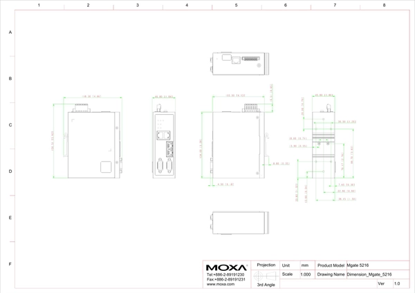 MGate 5216-T