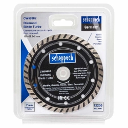 Круг отрезной 125*22,2*2мм Scheppach Sch-CW59982