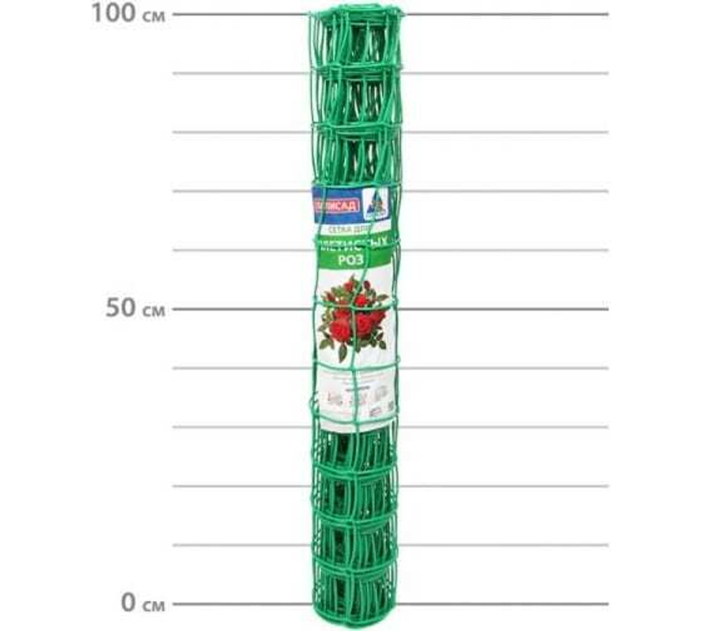 Сетка для плетистых роз Протэкт 83х93 (1х5м) зеленый