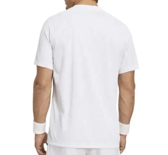 Мужская теннисная футболка Adidas Club Climacool Graphic - white/dash grey