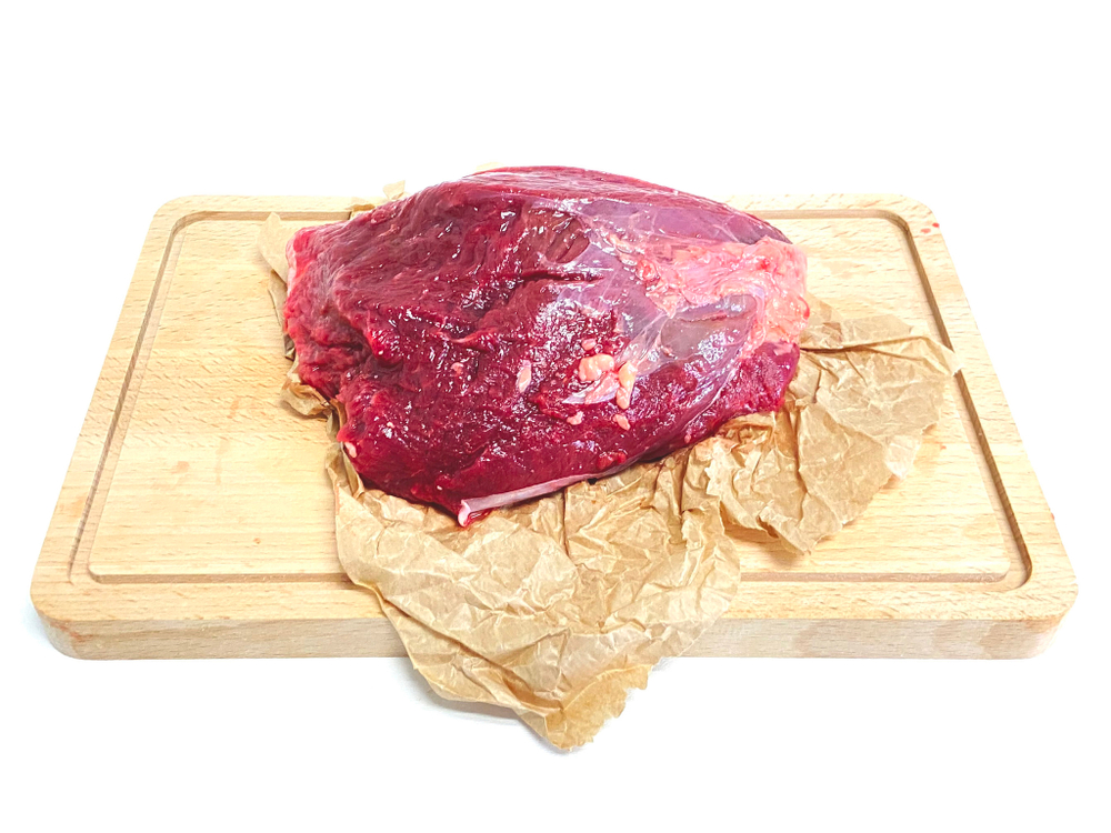 Мякоть лопатки из мраморной говядины, 600г, ВУ, ПОРЦ, ROSSO