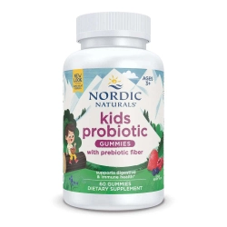 Kids Nordic Flora Probiotic Gummies Merry Berry Punch 60 жевательных пастилок Nordic Naturals