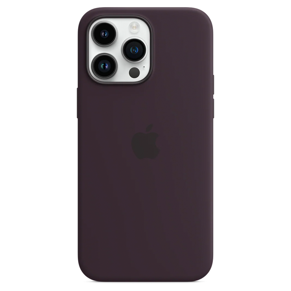 Силиконовый чехол с поддержкой MagSafe Apple Silicone Case для iPhone 14 Pro Max, Elderberry (Черничный)