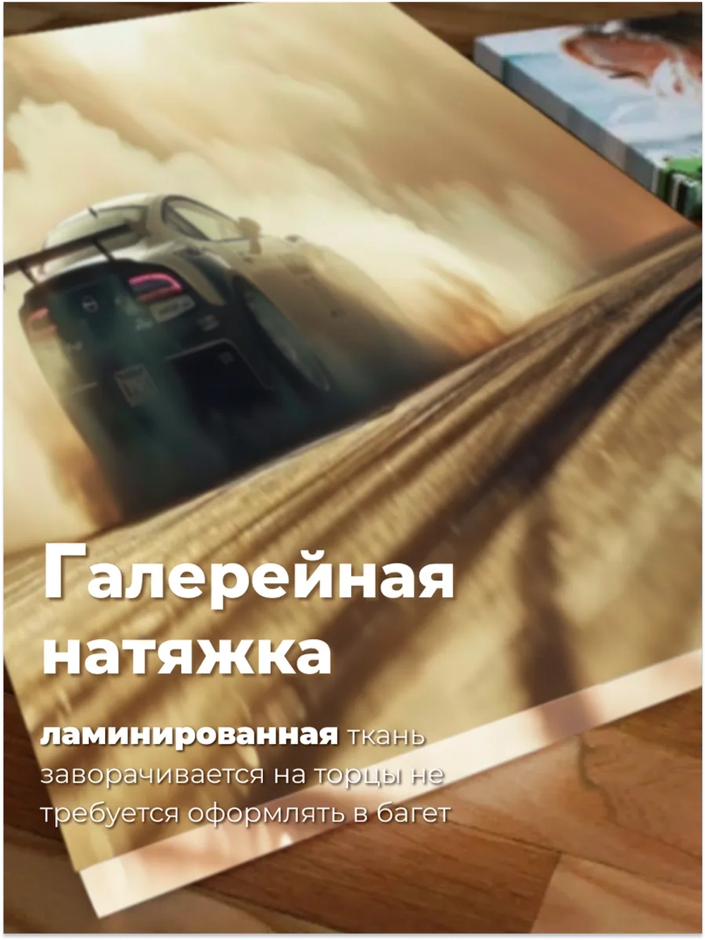 Картина Desert racing на стену 40х80 1 шт