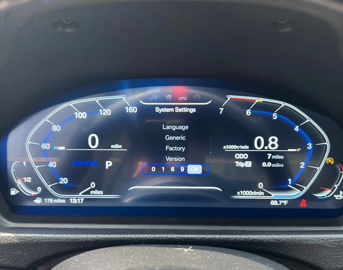 Электронная панель приборов BMW 3-серия F30 2012-2018 - 1292-F30 с LCD / ЖК 12.3" экраном QLED