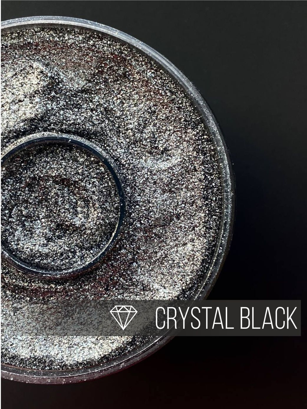 CraftPigments "Crystal Black", Кристаллический чёрный 25мл