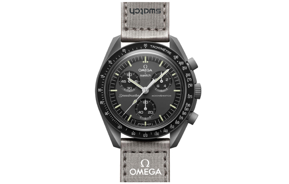 SWATCH Men 42mm Black Watch SO33A100
