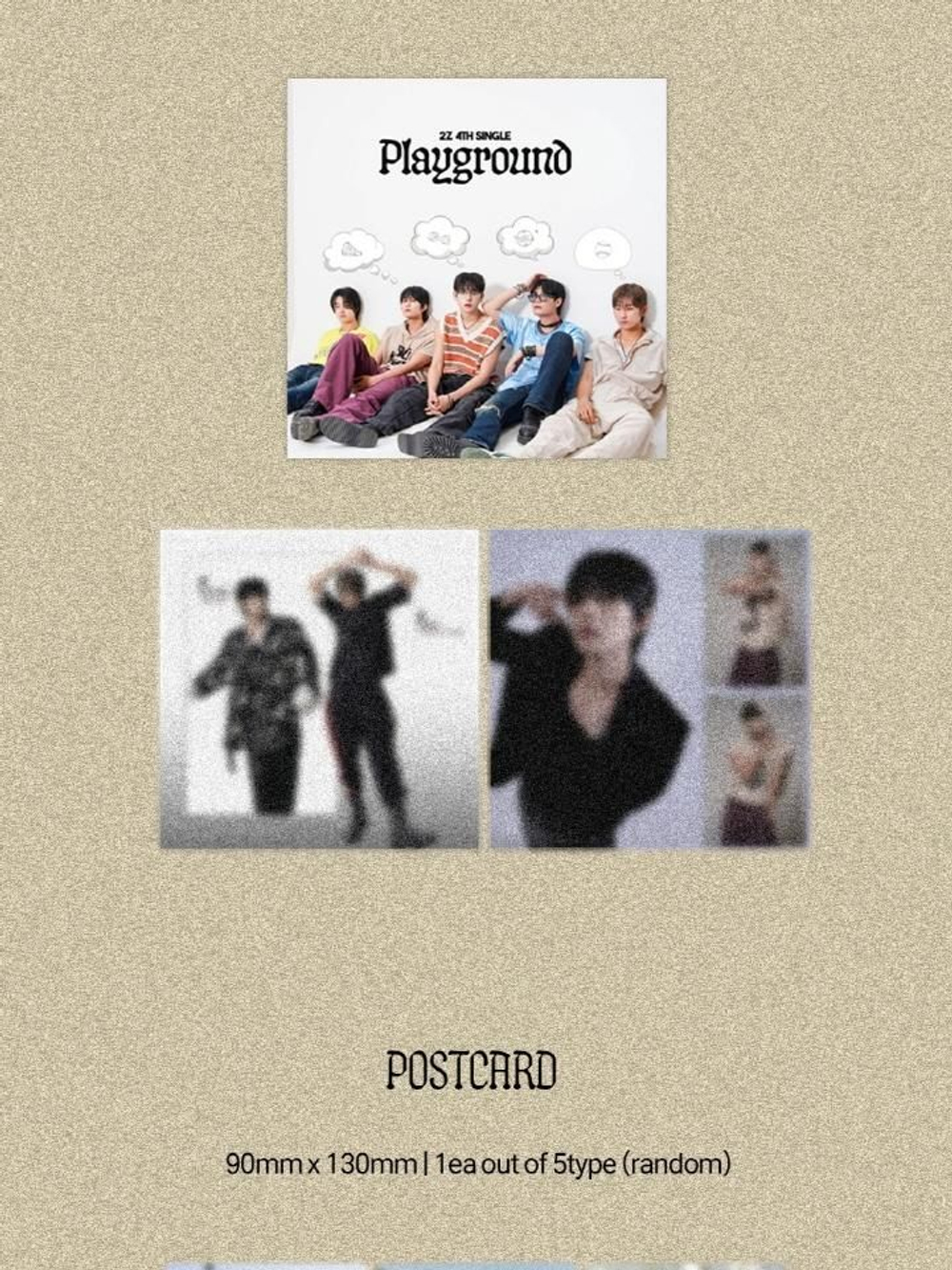 Альбом TU:ZI - PLAYGROUND 4th Single Album