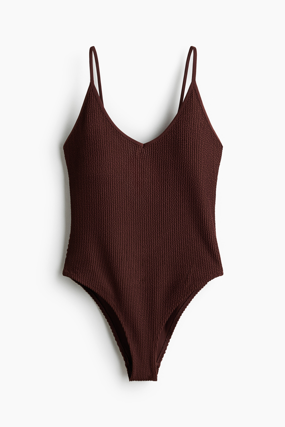 Слитный купальник High Leg с чашками — V-образный вырез - H&M