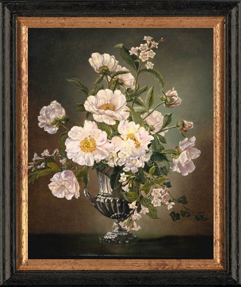 Картина Brookpace Fine Art Still Life of Flowers in Vase (49 x 59 см)