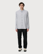 UNDERCOVER РУБАШКА ГОЛУБАЯ С ДЛИННЫМ РУКАВОМ