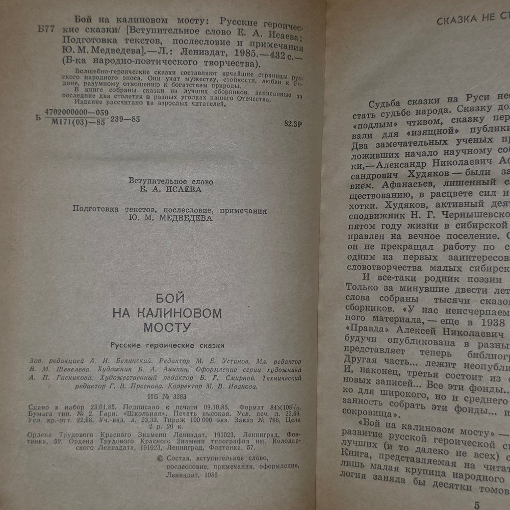 Книга "Бой на Калиновом мосту"