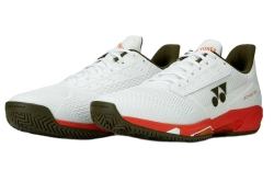 Женские Кроссовки теннисные Yonex Power Cushion AD-Accel - white/orange