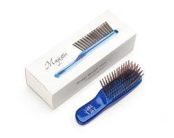 Расческа Majestic Scalp Brush синяя (дорожная версия)