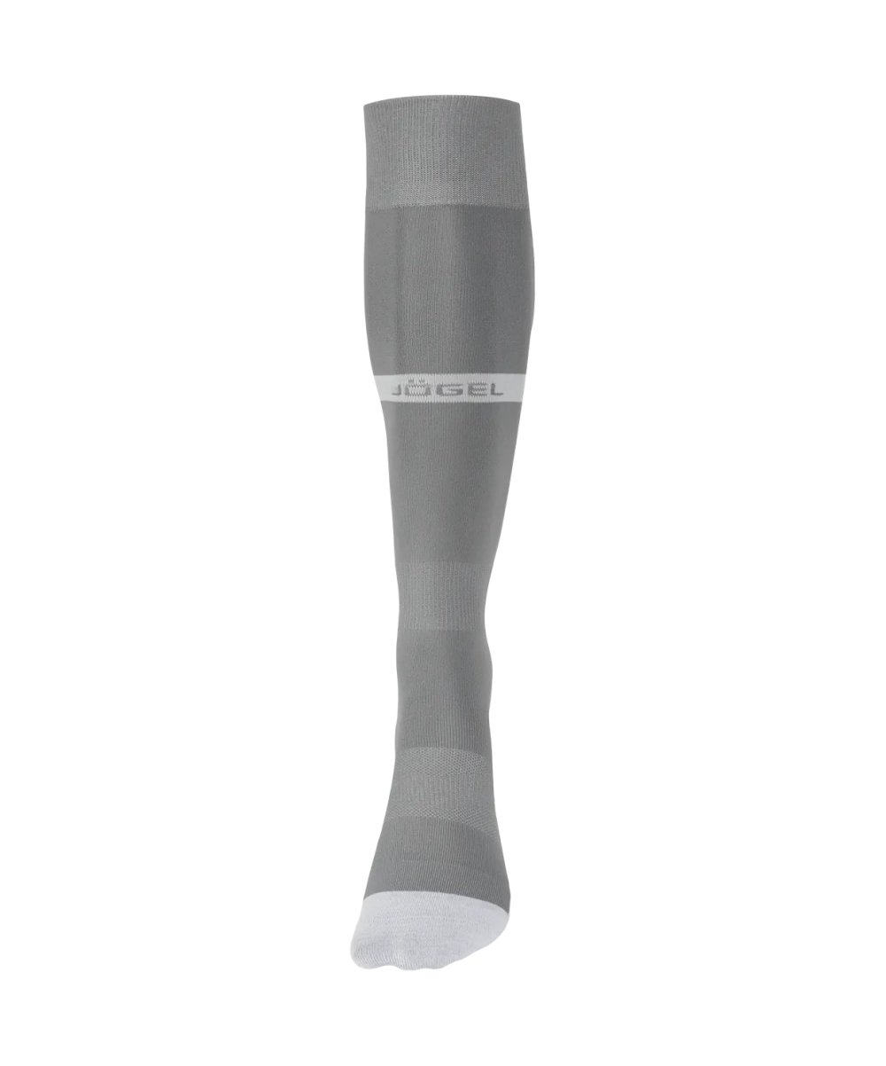 Гетры футбольные JÖGEL CAMP BASIC SOCKS, серый/белый