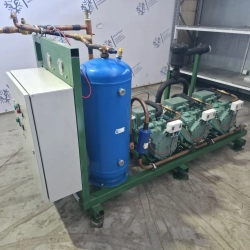 ЦХМ на базе Bitzer 4DES-5Y-40S (Зеленый 3 агрегата)