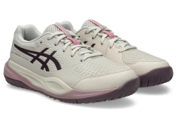 Детские теннисные кроссовки Asics Gel-Resolution X GS - soft oat/dark aubergine