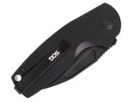 Нож складной SOG Stout SJ Blackout, сталь Cryo D2, рукоять G10 (SOG-16-03-02-57)