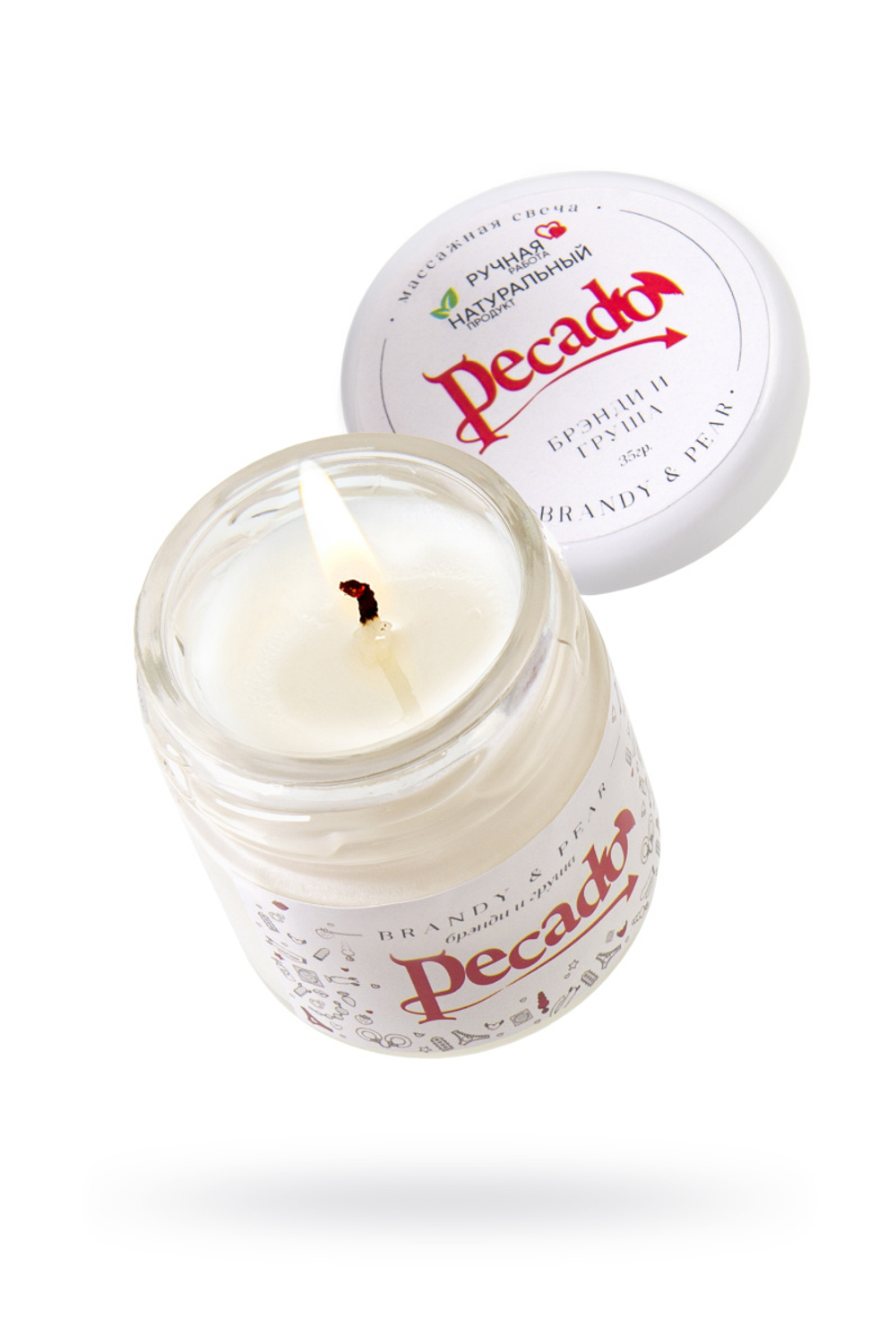 Массажная свеча Pecado BDSM, Brandy  Pear 35мл.