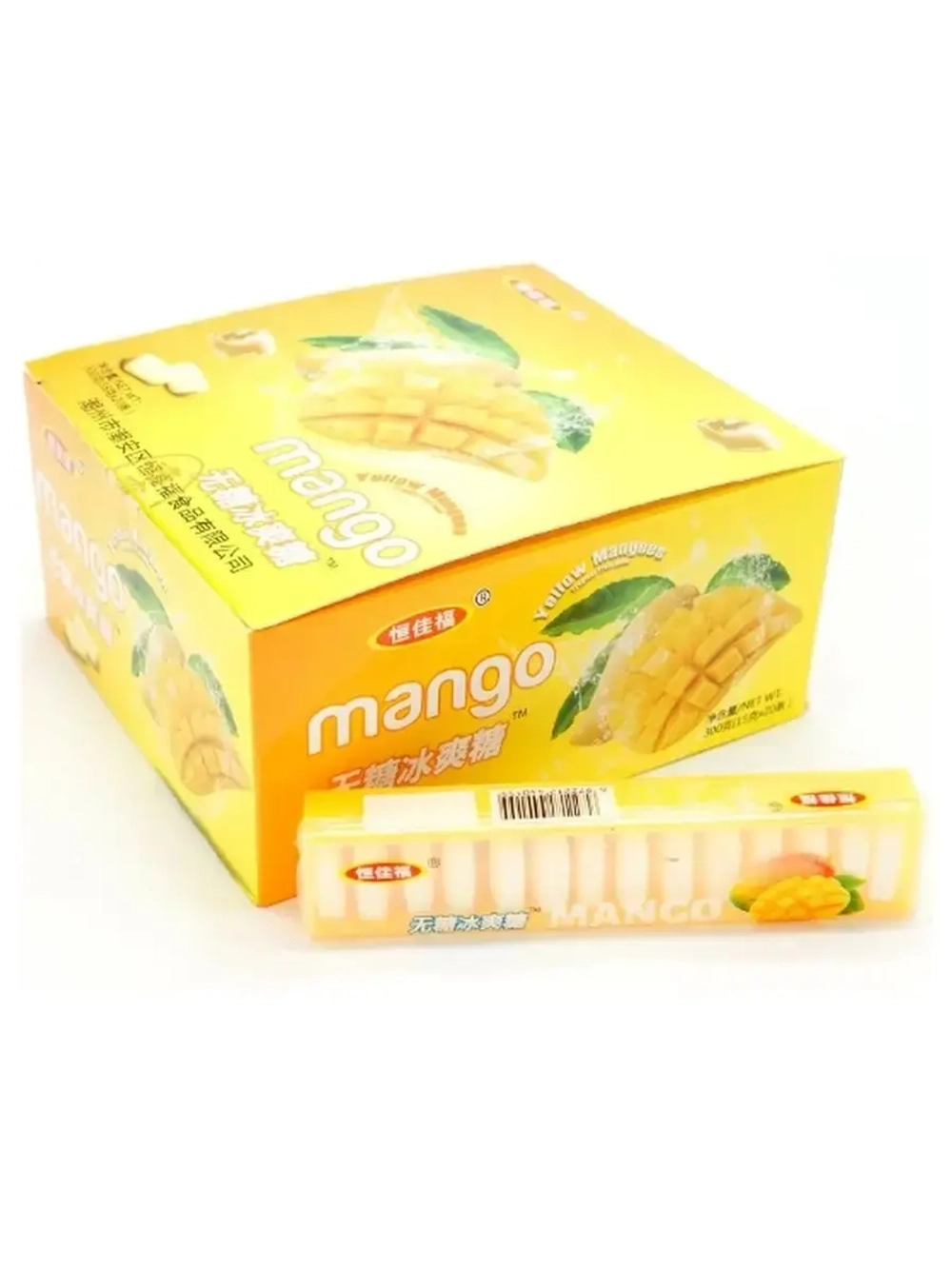 Конфеты с холодком Манго без сахара 15 г * 20 шт