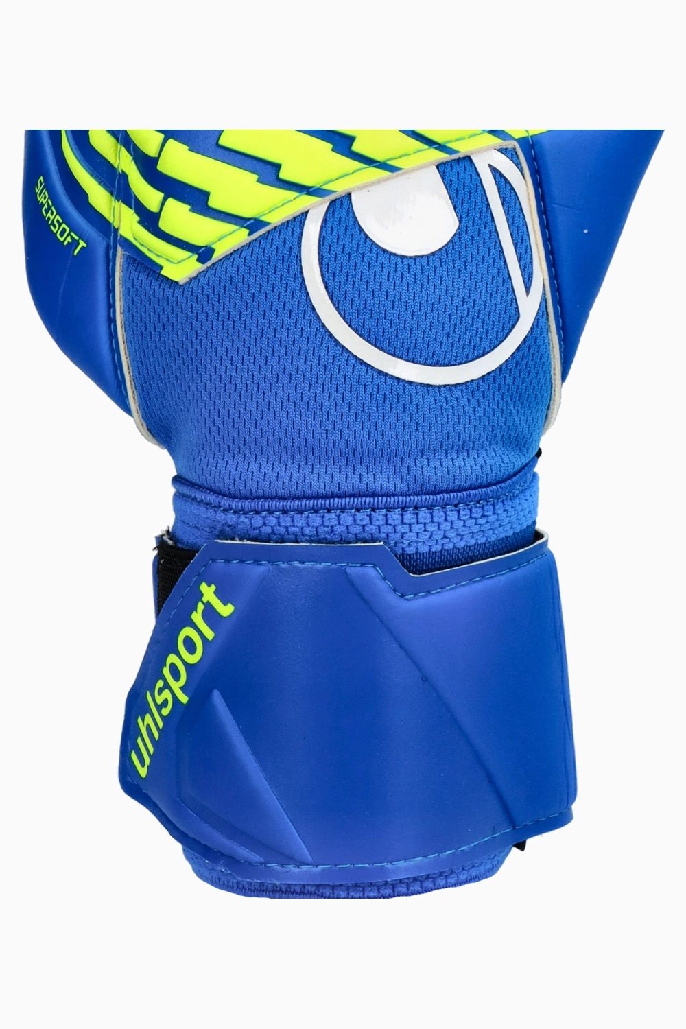 Вратарские перчатки Uhlsport Fangmaschine Cybertec Supersoft HN - синий