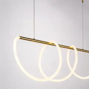 Подвесной светильник светодиодный 45W 3000K 637093 золото/белый Corinto Lightstar