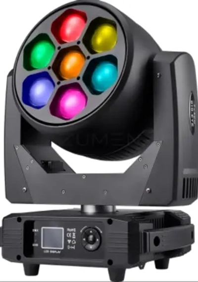 Wash B-EYE L740BY — вращающаяся голова Wash 7×40 Вт с зумом 4°–36°