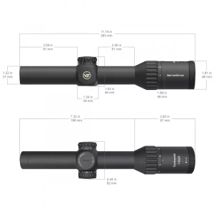 Прицел Vector Optics Continental X6 1-6x24I FIBER Tactical (SCOC-44)