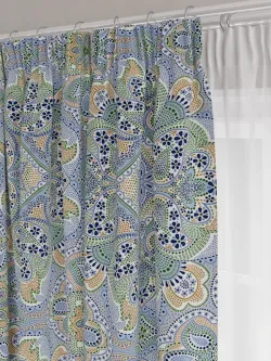 Штора из перкали на кухню, для спальни, гостиной 145х200 2шт