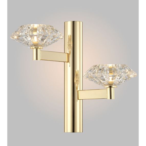 Бра Crystal Lux Rebeca AP2 Gold