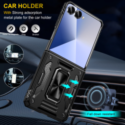 Чехол Safe Case с кольцом и защитой камеры для Samsung Galaxy Z Flip 7