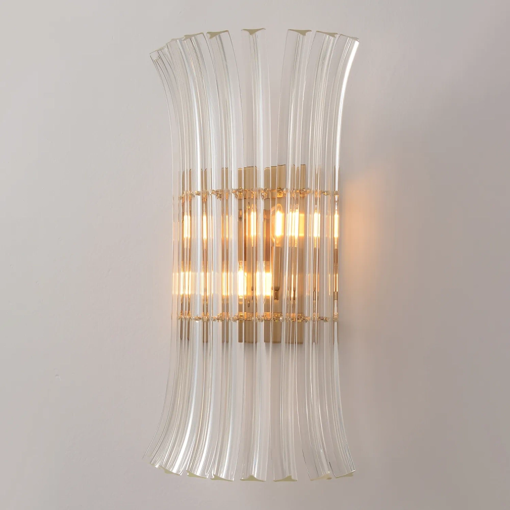 Бра Crystal Lux CASCADA AP2 BRASS