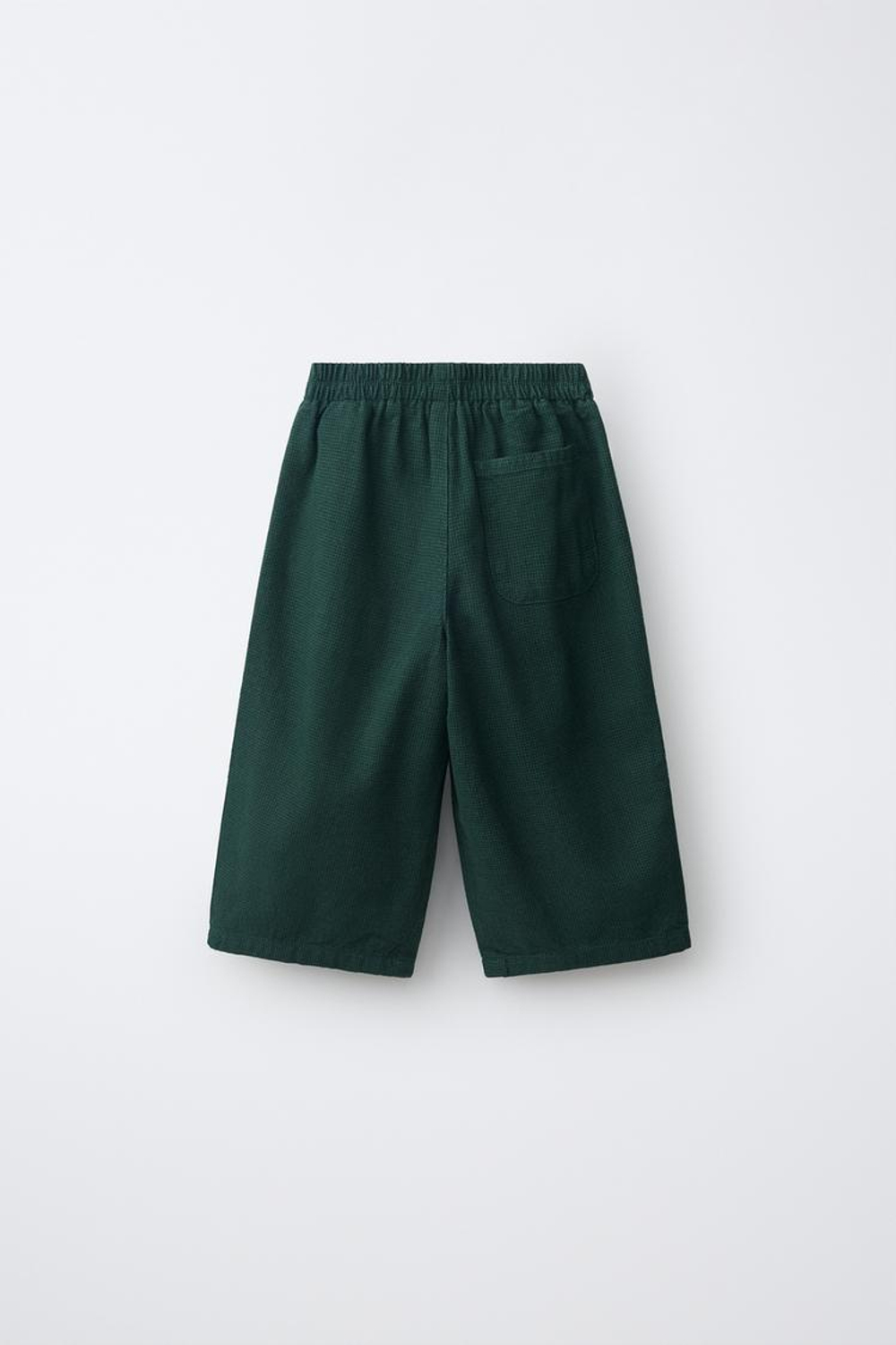 ZARA БРЮКИ BALLOON С ВЫШИВКОЙ, МЯГКИЙ ЗЕЛЕНЫЙ