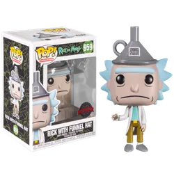 Funko POP! Rick and Morty: Rick with Funnel Hat (Exc) (959)