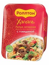 Лапша Роллтон Халяль лагманная с говядиной 90 г x 4 шт