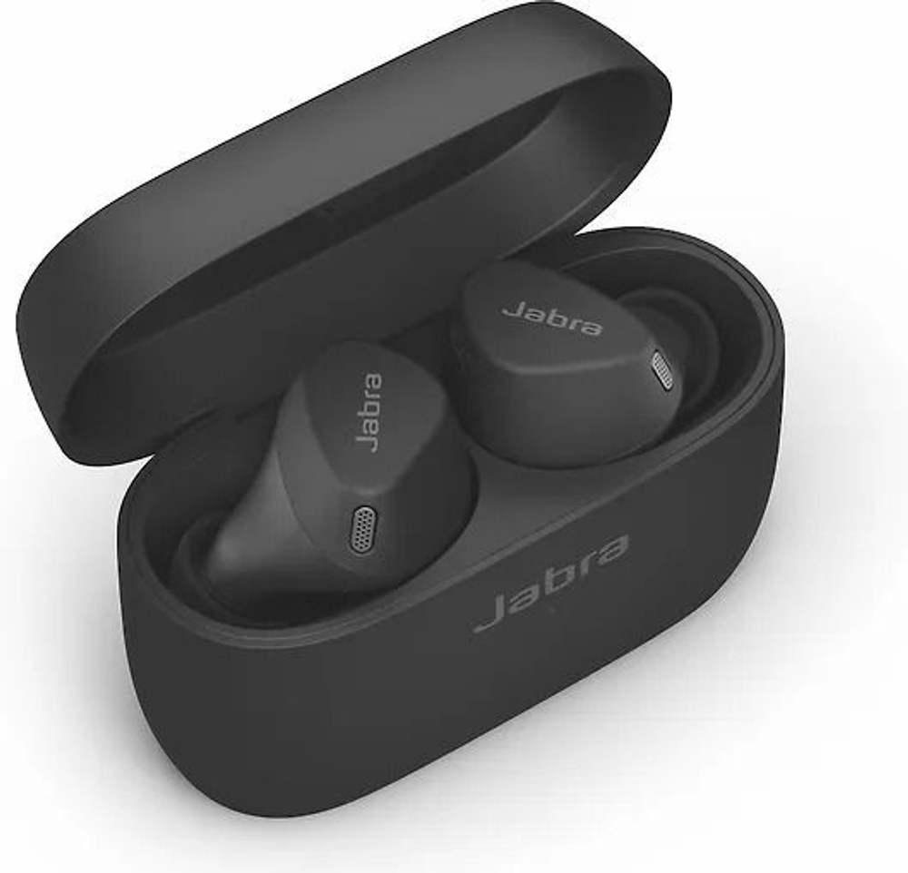 Наушники Jabra Elite 4 с активным шумоподавлением, черные (Из Финляндии)