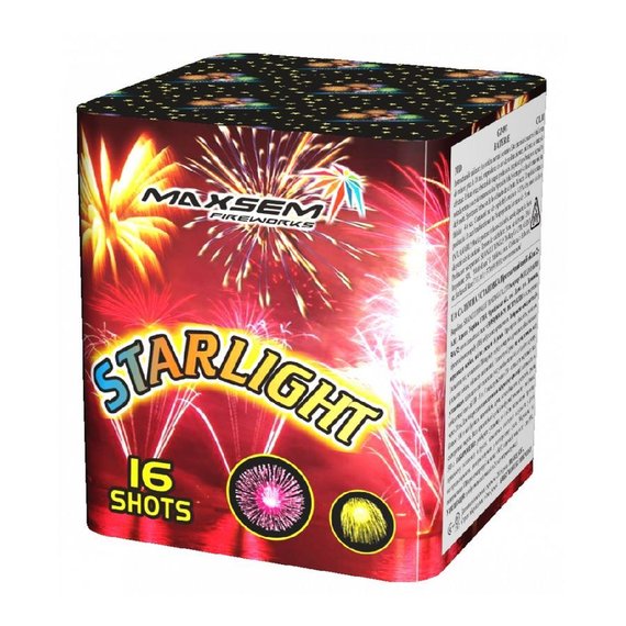 Батарея салютов STARLIGHT (16/0,8) GP497