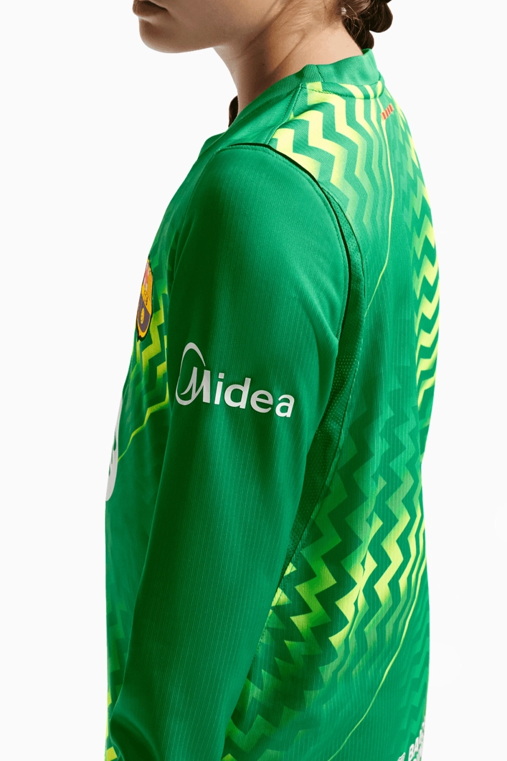 Футболка с длинными рукавами Nike FC Barcelona 26/27 Goalkeeper Stadium Junior - зеленый