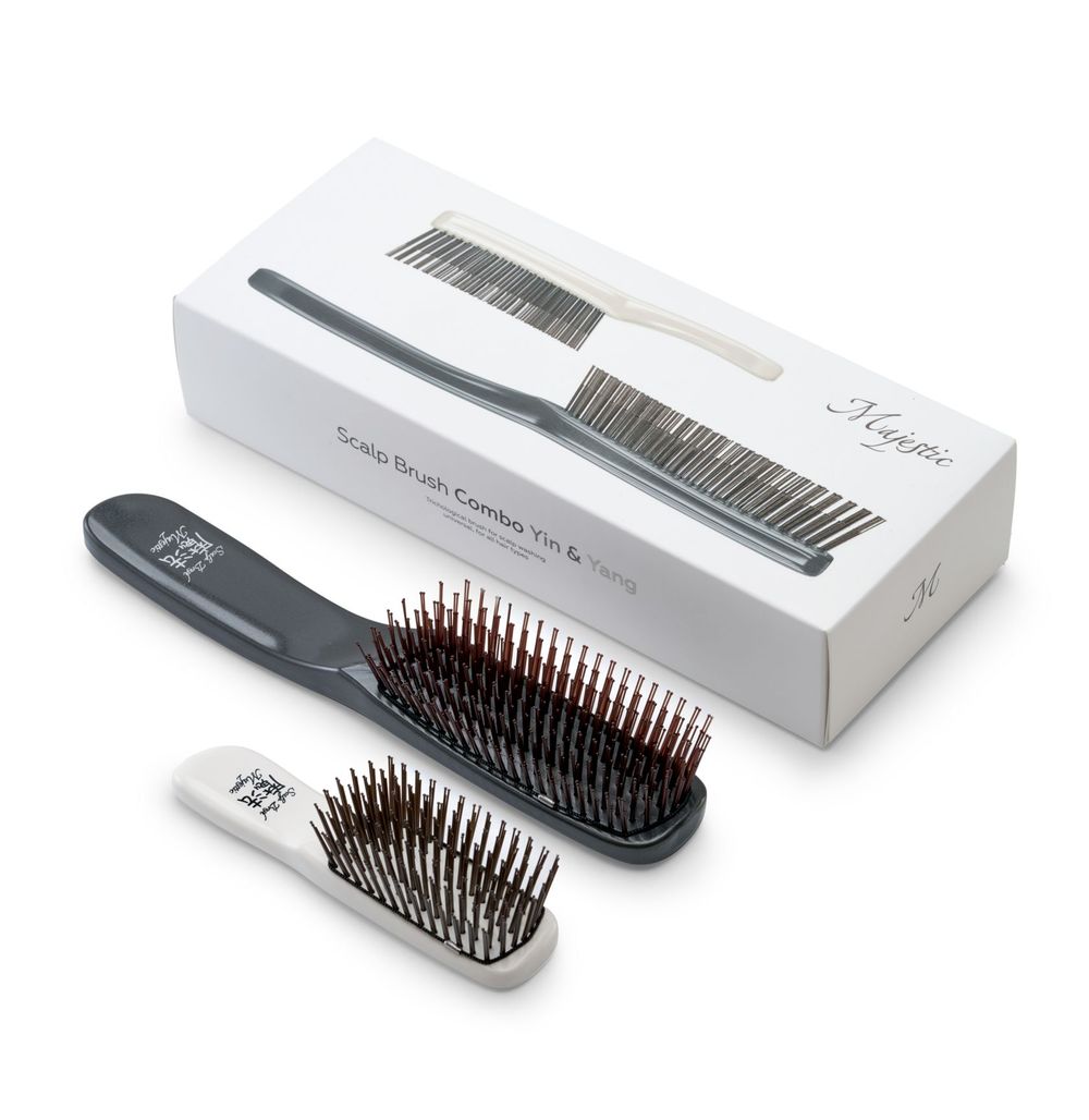 Расческа Majestic Scalp Brush Комбо Инь-ян