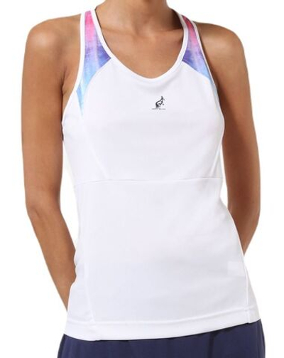 Женский топ теннисный Australian Skin Blaze Ace Tank - white