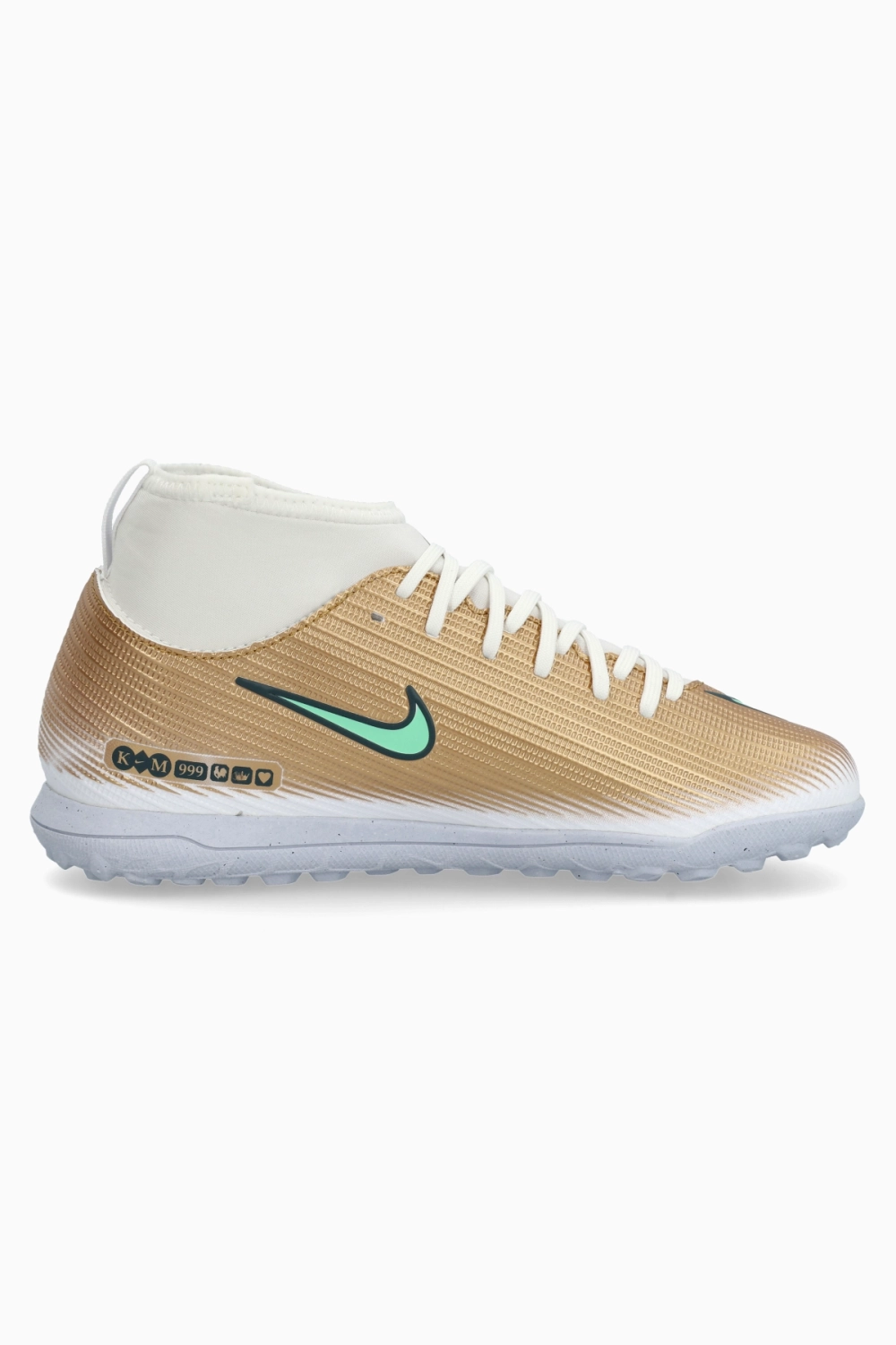 Сороконожки Nike Zoom Mercurial Superfly 11 Club High Mbappe TF Junior - желтый