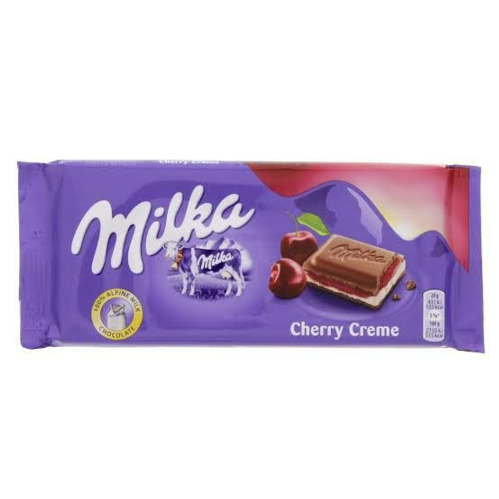 Милка шоколад 100 гр Вишневый крем (22 )