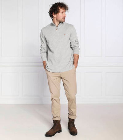 Свитер POLO RALPH LAUREN - серый(710671929)