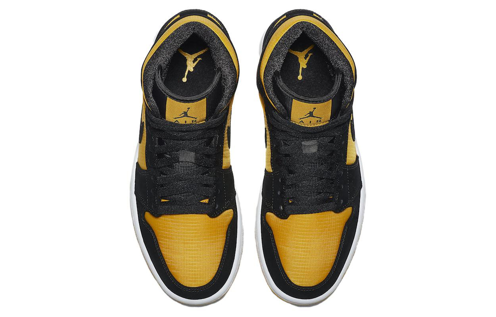 Jordan 1 Mid Black Gold