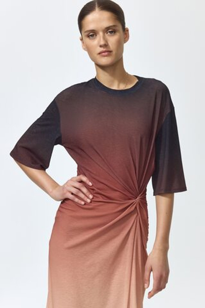 Платье-футболка с деталью-узлом - H&M