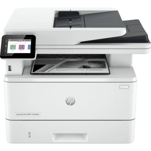 HP LaserJet Pro MFP 4103fdn (2Z628A_B19) {A4, 1200dpi, 38ppm, 512Mb, 1200 MHz tray 100+250 pages USB+Ethernet Prin, старт. картр. 3050стр.}