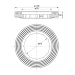 Заливной клапан  IDDIS, нижний подвод F012400-0007