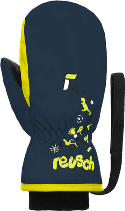 Варежки REUSCH Kids Safety Yell/Dress Blue (inch (дюйм):V)