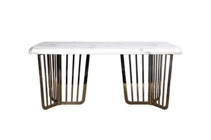 Стол обеденный 180x90x76.2см Garda Decor Pearl White