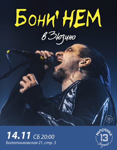 Бони НЕМ (вход + место)